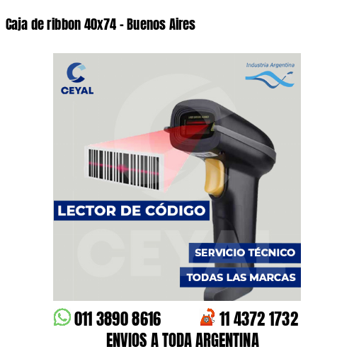 Caja de ribbon 40x74 - Buenos Aires