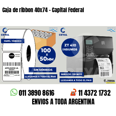 Caja de ribbon 40x74 - Capital Federal