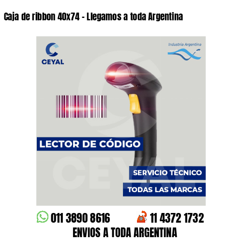 Caja de ribbon 40x74 - Llegamos a toda Argentina