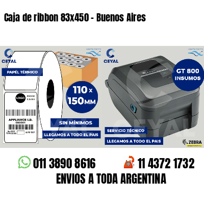 Caja de ribbon 83x450 - Buenos Aires