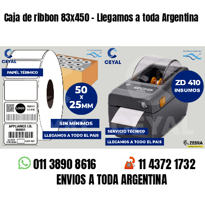 Caja de ribbon 83x450 - Llegamos a toda Argentina