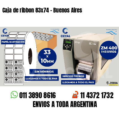 Caja de ribbon 83x74 - Buenos Aires