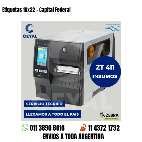 Etiquetas 10×22 – Capital Federal