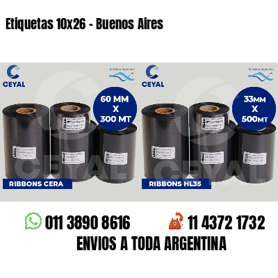 Etiquetas 10x26 - Buenos Aires