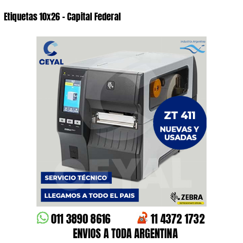 Etiquetas 10×26 – Capital Federal