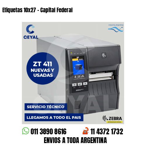 Etiquetas 10×27 – Capital Federal