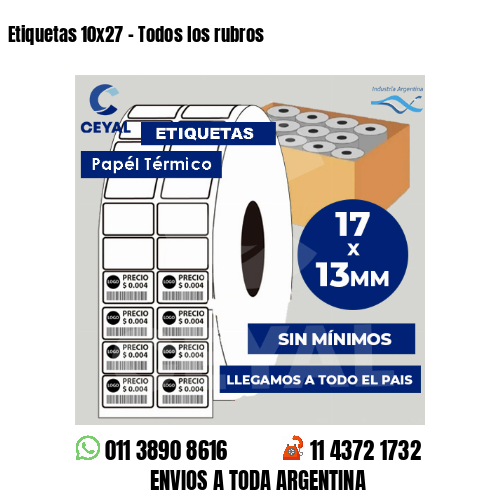 Etiquetas 10×27 – Todos los rubros