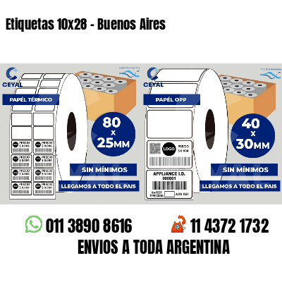 Etiquetas 10x28 - Buenos Aires