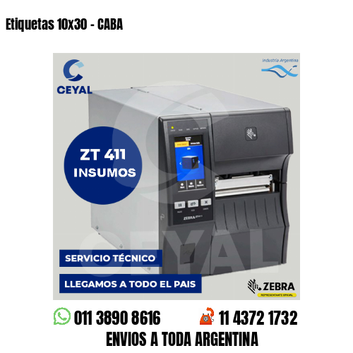 Etiquetas 10×30 – CABA