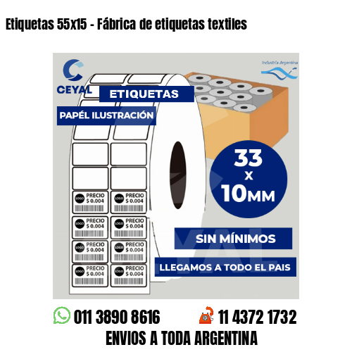 Etiquetas 55×15 – Fábrica de etiquetas textiles