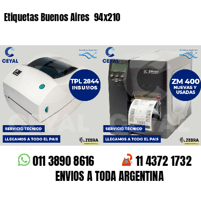 Etiquetas Buenos Aires  94x210