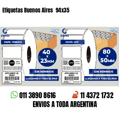 Etiquetas Buenos Aires  94x35