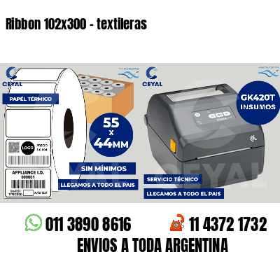 Ribbon 102x300 - textileras