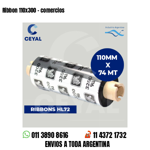 Ribbon 110×300 – comercios