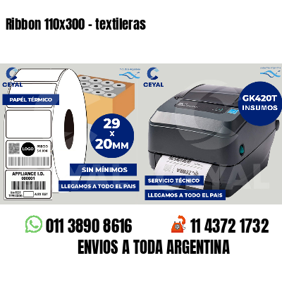 Ribbon 110x300 - textileras