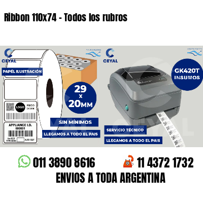 Ribbon 110x74 - Todos los rubros