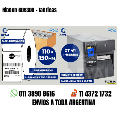 Ribbon 60x300 - fabricas