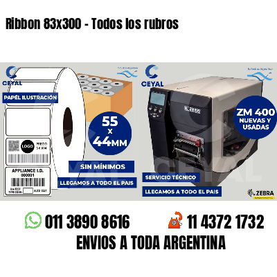 Ribbon 83x300 - Todos los rubros