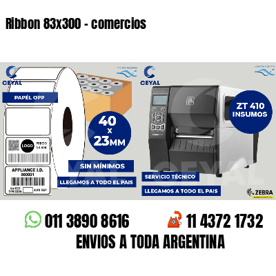 Ribbon 83x300 - comercios