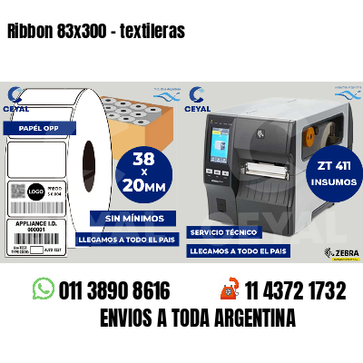 Ribbon 83x300 - textileras