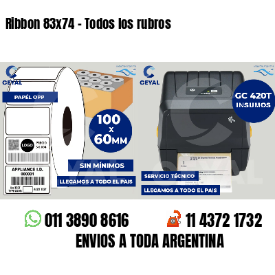 Ribbon 83x74 - Todos los rubros