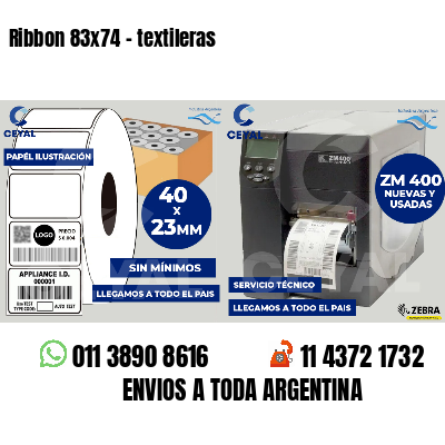 Ribbon 83x74 - textileras