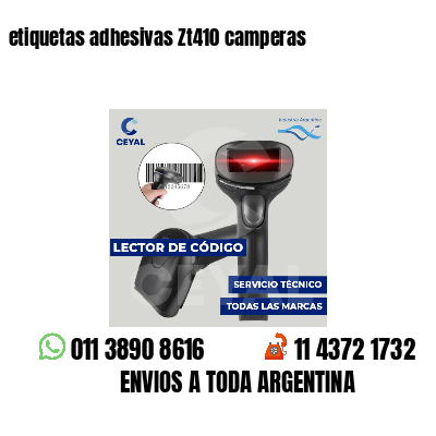 etiquetas adhesivas Zt410 camperas