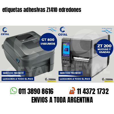 etiquetas adhesivas Zt410 edredones