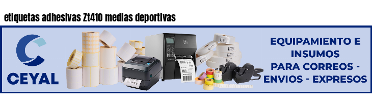 etiquetas adhesivas Zt410 medias deportivas