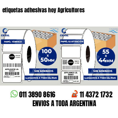 etiquetas adhesivas hoy Agricultores