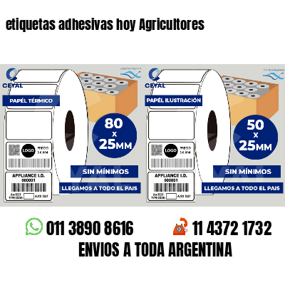 etiquetas adhesivas hoy Agricultores