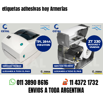 etiquetas adhesivas hoy Armerías