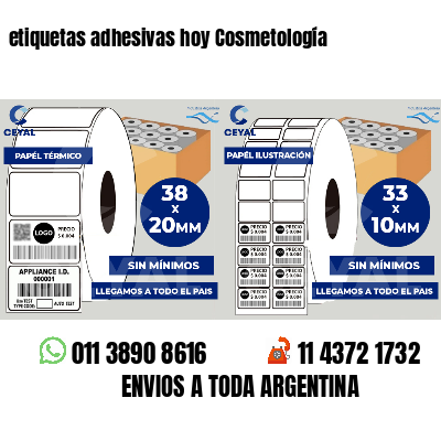 etiquetas adhesivas hoy Cosmetología