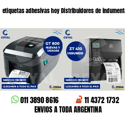 etiquetas adhesivas hoy Distribuidores de indumentaria