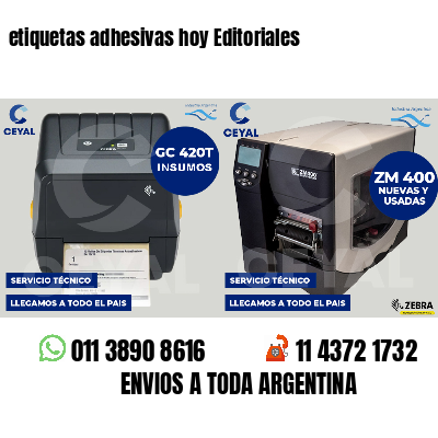 etiquetas adhesivas hoy Editoriales