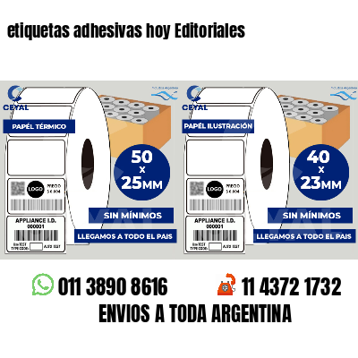 etiquetas adhesivas hoy Editoriales