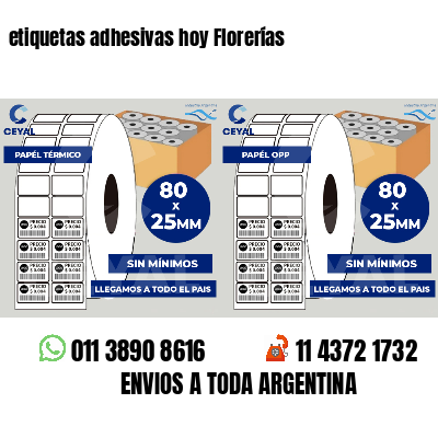 etiquetas adhesivas hoy Florerías