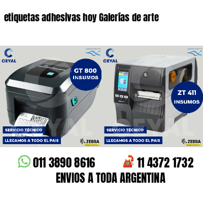 etiquetas adhesivas hoy Galerías de arte