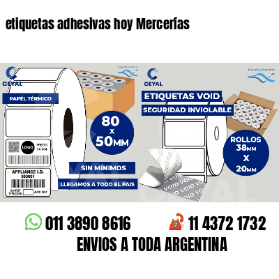 etiquetas adhesivas hoy Mercerías