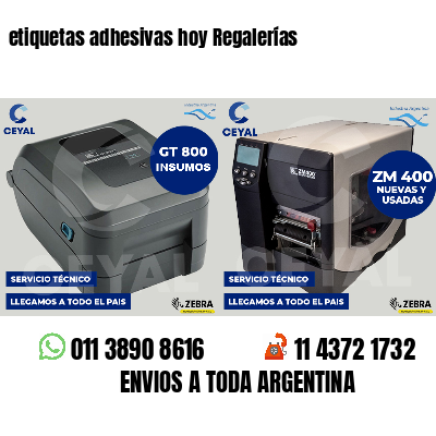 etiquetas adhesivas hoy Regalerías