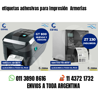 etiquetas adhesivas para impresión  Armerías