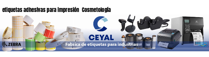 etiquetas adhesivas para impresión  Cosmetología