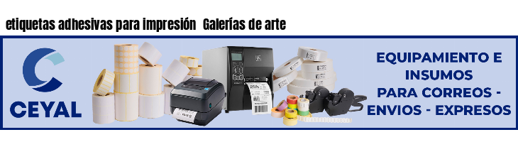 etiquetas adhesivas para impresión  Galerías de arte