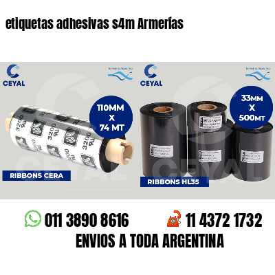 etiquetas adhesivas s4m Armerías