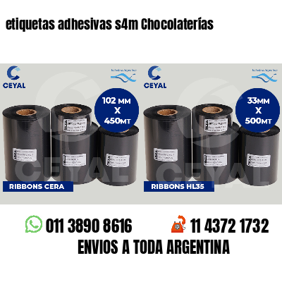 etiquetas adhesivas s4m Chocolaterías