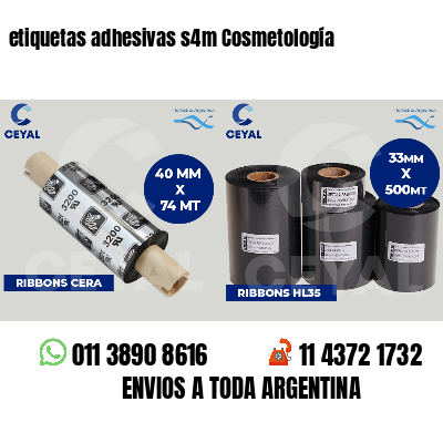 etiquetas adhesivas s4m Cosmetología