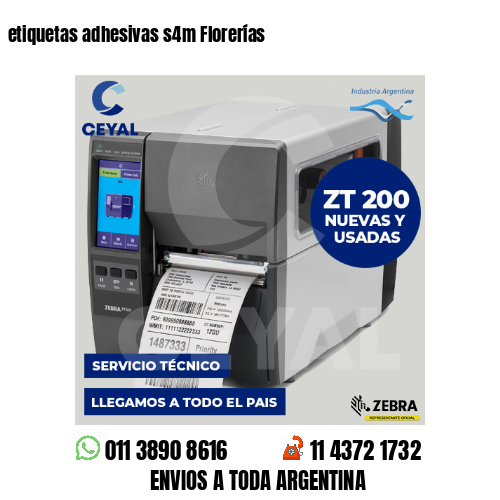 etiquetas adhesivas s4m Florerías