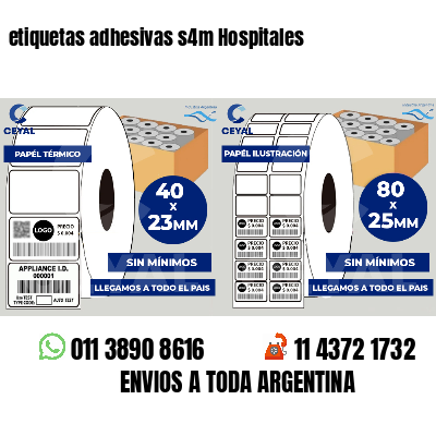 etiquetas adhesivas s4m Hospitales