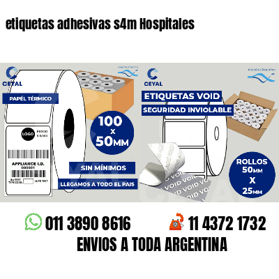 etiquetas adhesivas s4m Hospitales