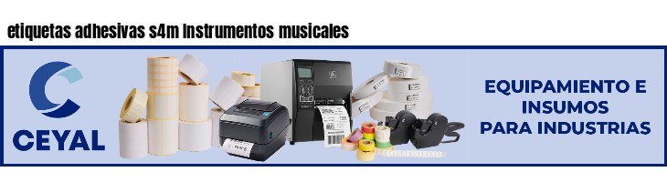 etiquetas adhesivas s4m Instrumentos musicales